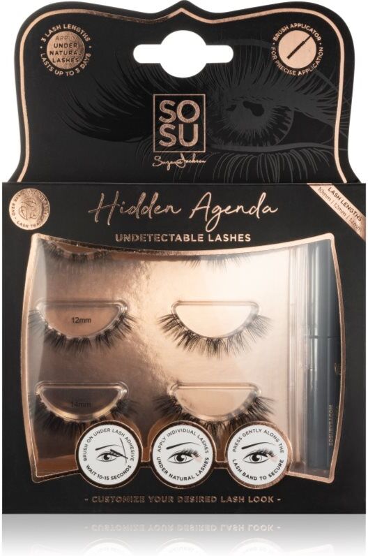 SOSU Cosmetics Hidden Agenda Undetectable Lashes ensemble cils