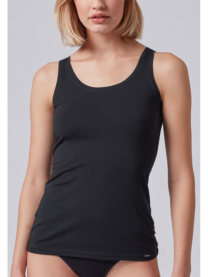 Skiny Hemdchen in Schwarz - 44