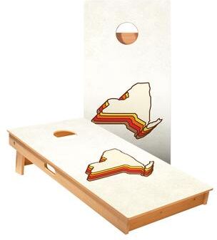 Skip's Garage Retro New York Cornhole Boards
