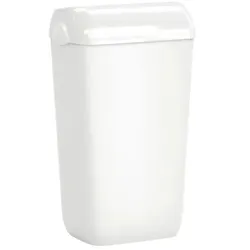 Sanitärbehälter Skin 23 L, weiß mit Deckel Sanitärmülleimer aus Kunststoff