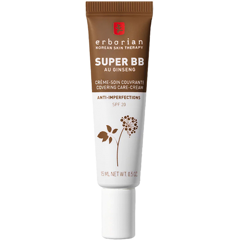 Erborian Super BB Cream with Ginseng SPF20 Anti-Imperfections 15mL Chocolat SPF20