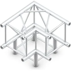 Milos Systems Corner 3-way 90° Heavy Duty Pro-40 Square F, Montage Lichttechnik