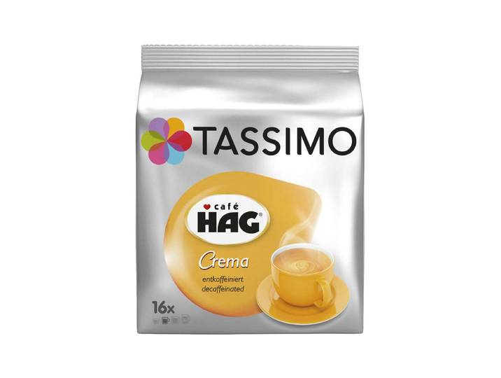 Tassimo Kaffeekapseln T DISC Café HAG Crema 16 Portionen