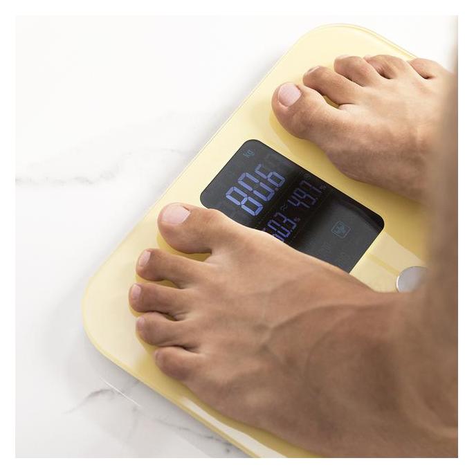 Cecotec Personal scale Surface Precision 10400 Smart Healthy Vision Yellow (180 kg) (V1705061)