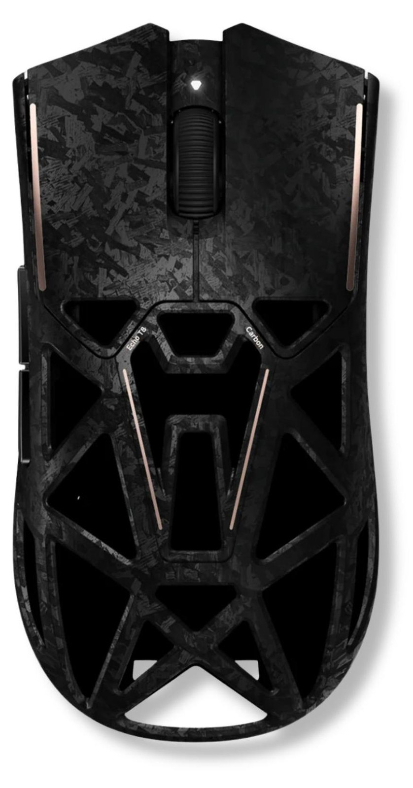 Akko Echo TAN8 Master Draadloze Gaming Muis - 55g - PAW3955 65K DPI 8K Bluetooth 2.4 GHz USB-C - Zwart