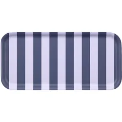 Checks & Stripes Serviertablett gestreift 27 x 13 cm, lila