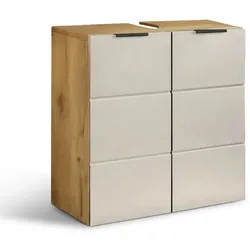Waschbeckenunterschrank Kreta Dekor Beige Kaschmir