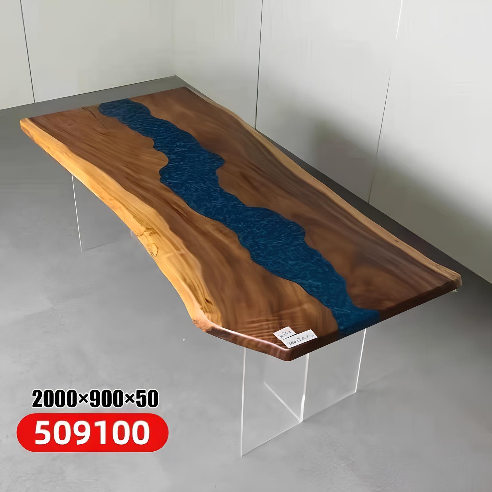 Esstisch Meer Wasser River Echtes Holz Flusstisch 200x90 Tische Epoxidharz