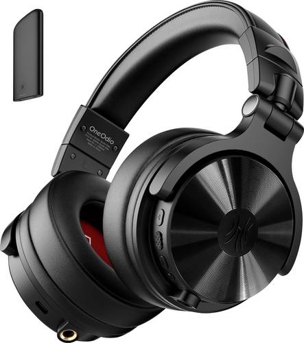 OneOdio Studio Max 1 Over Ear Kopfhörer Bluetooth, kabelgebunden, Kabellos Schwarz High-Resolution Audio Schwenkbare Ohrmuscheln
