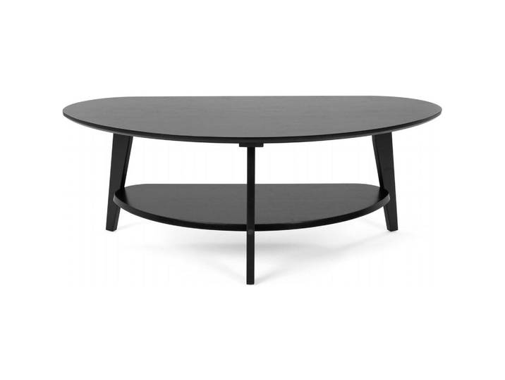 needs&wants Wohnzimmertisch Couchy2, Schwarz, Holz, 54x46x102 cm, Wohnzimmer, Wohnzimmertische, Couchtische