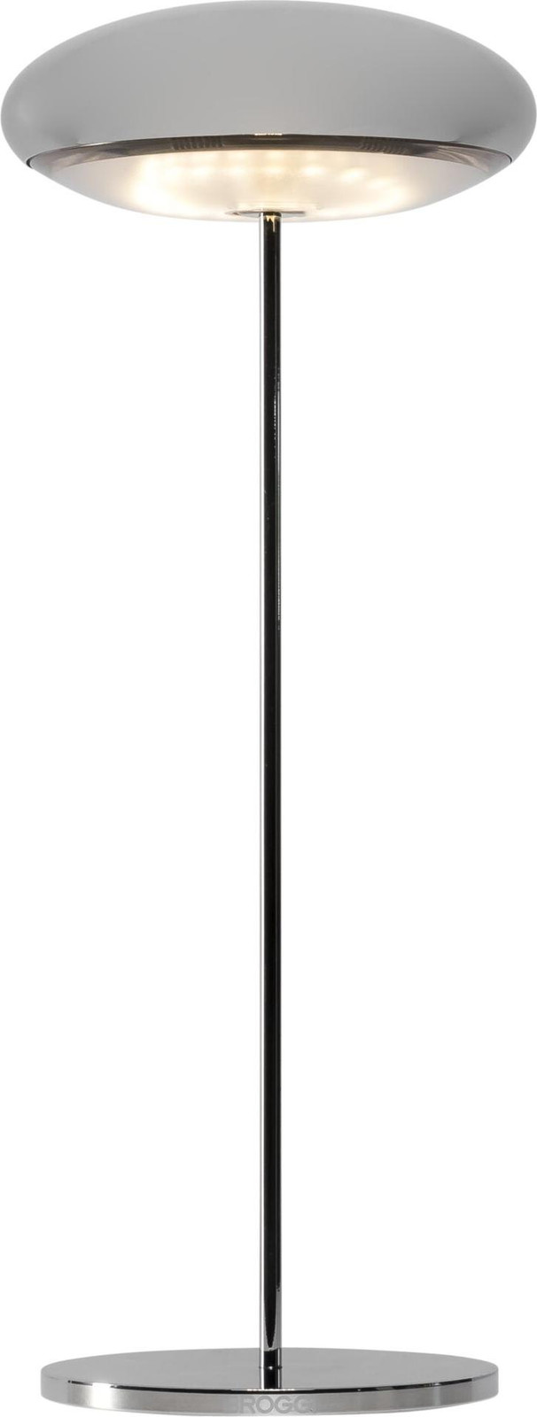 Broggi Design Nuvola LED-tafellamp, Staal/Chroom, Oplaadbaar