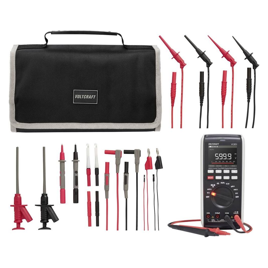 Voltcraft (VC-12884325+VC-18652750) (CAT III 1000V, CAT IV 600V, Hand-Multimeter) (VC-12884325+VC-18652750)