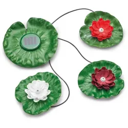 Pontec Seerosen PondoSolar Lily LED Set 3
