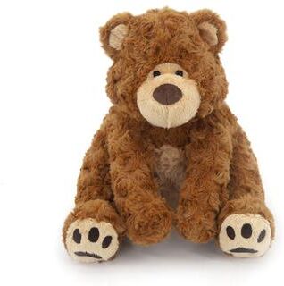 The Handy Homestead High Quality Fluffy Brown Teddy Bear Plush Doll, Adorable Curly Fur Stuffed Bear Toy For Baby Shower, Kids Girls Boys High Quality Fluffy Brown Teddy Bear Plush Doll, Adorable Curly Fur Stuffed Bear Toy For Baby Shower, Kids Girls Boys