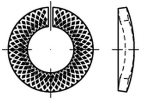 Sperrkantringe Federstahl VSK 18 flZnnc flZnnc S ; Industrial Quality Supplies (881300300180000)