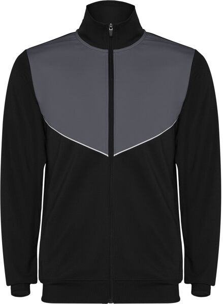 Survêtement léger personnalisable en polyester interlock Evans 8 NOIR/ÉBÈNE