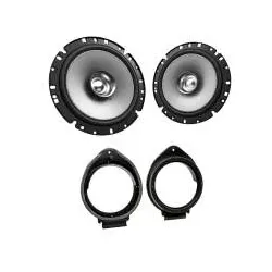 Kenwood KFC-S1756 Lautsprecher 300W+Chevrolet Cruze ab 2009 Lautsprecherringe...