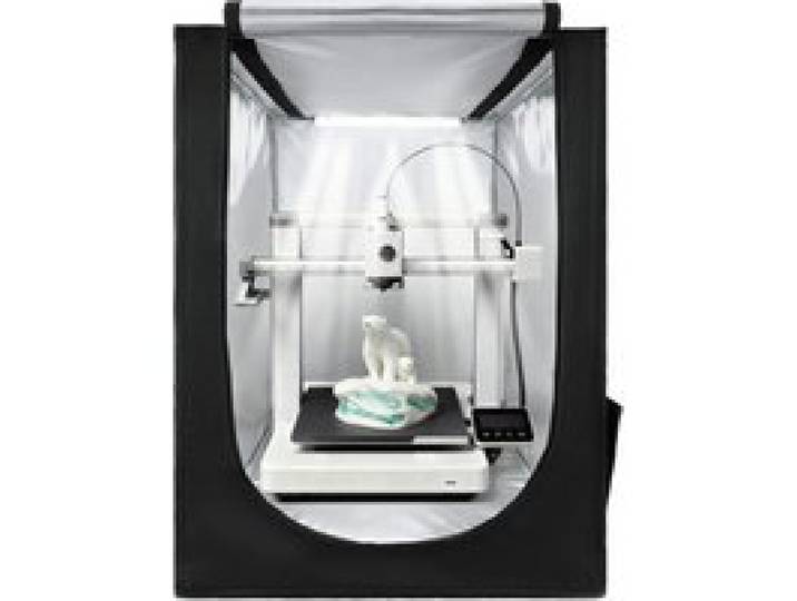 VEVOR 3D-Druckergehäuse Druckerzelt (55 x 65 x 75 cm), staubdichte Schutzhülle mit konstanter Temperatur & LED-Beleuchtung, kompatibel mit gängigen Modellen von Creality/ELEGOO/Anycubic