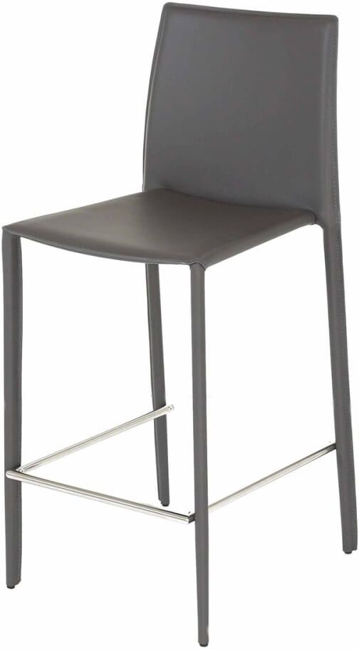 Zago Chaise snack gris foncé Gris 41x99x50cm