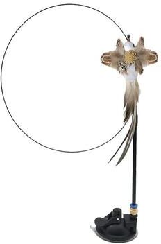 Uplift Essentials """Aeroflight"" Realistic Simulation Feather Bird Teaser brown"