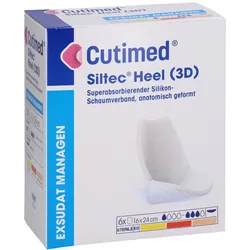 Cutimed Siltec Heel 3D 16x24 cm Kompress 6 St