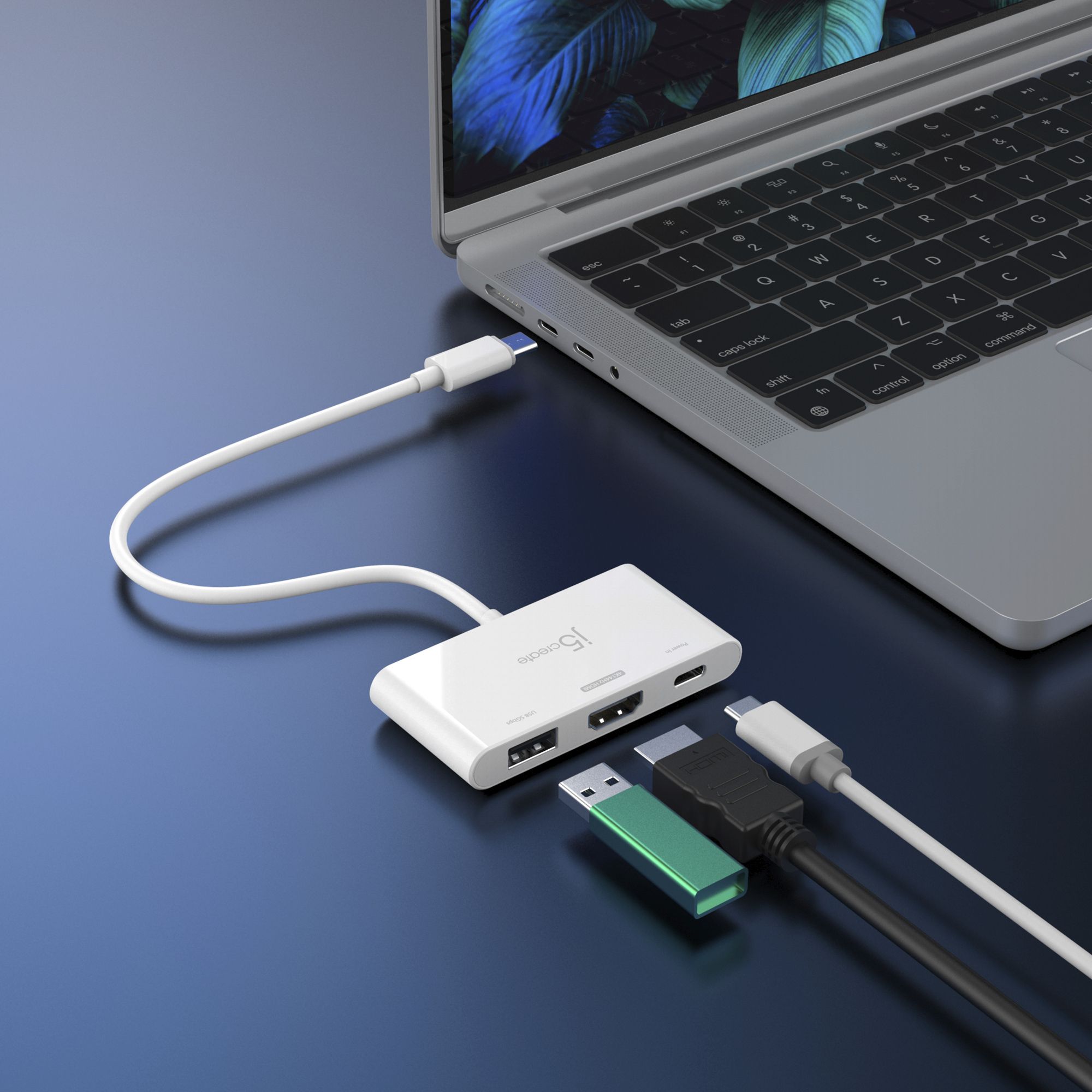 J5 USB-C TO HDMI 4K144HZ & USB 3.2 W. POWER DELIVERY 100W