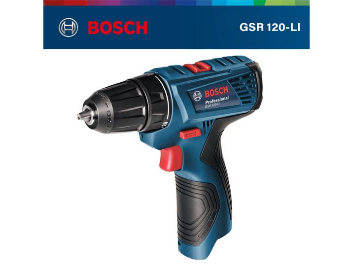Bosch GSR 120-LI perceuse sans fil tournevis électrique Lithium-Ion Rechargeable usage domestique perceuse à main pistolet perceuse outil électrique