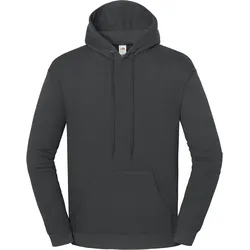 Fruit of the Loom Iconic 250 Hooded Sweat Unisex Hoodie mit CiCLO® Technologie, leicht & nachhaltig, graphit, S