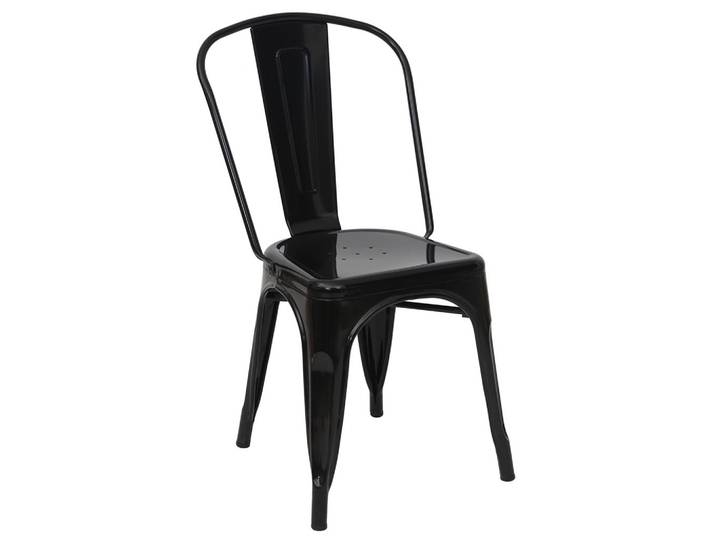 STUHL METALL Schwarz