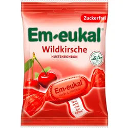 Em-eukal Wildkirsche zuckerfrei 75 g Bonbons