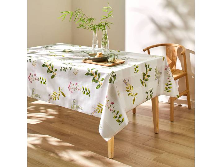 Nappe toile cirée imprimé printanier - Blancheporte