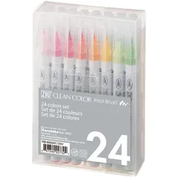 Zig, Marker, Clean Color Pensel Pen saet m. 24 stk (24x)