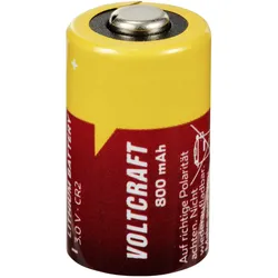 Voltcraft CR2 Fotobatterie CR 2 Lithium 800 mAh 3 V 10 St. (10 Stk., CR2, 800 mAh), Batterien + Akkus