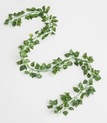 Inspire Essentials Artificial Hanging Garland Green Vine Leaves Home And Event Decor 2