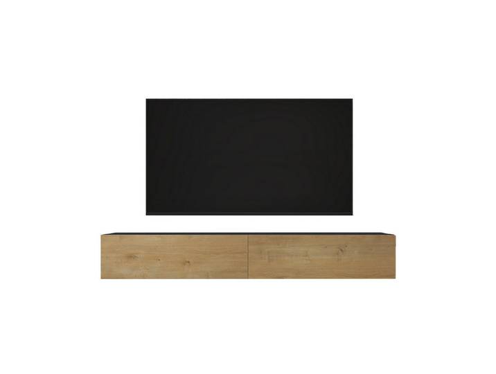 doporro TV-Board TV-schrank Fernsehschrank Low-Board TV-Tisch Wand-hängend F02