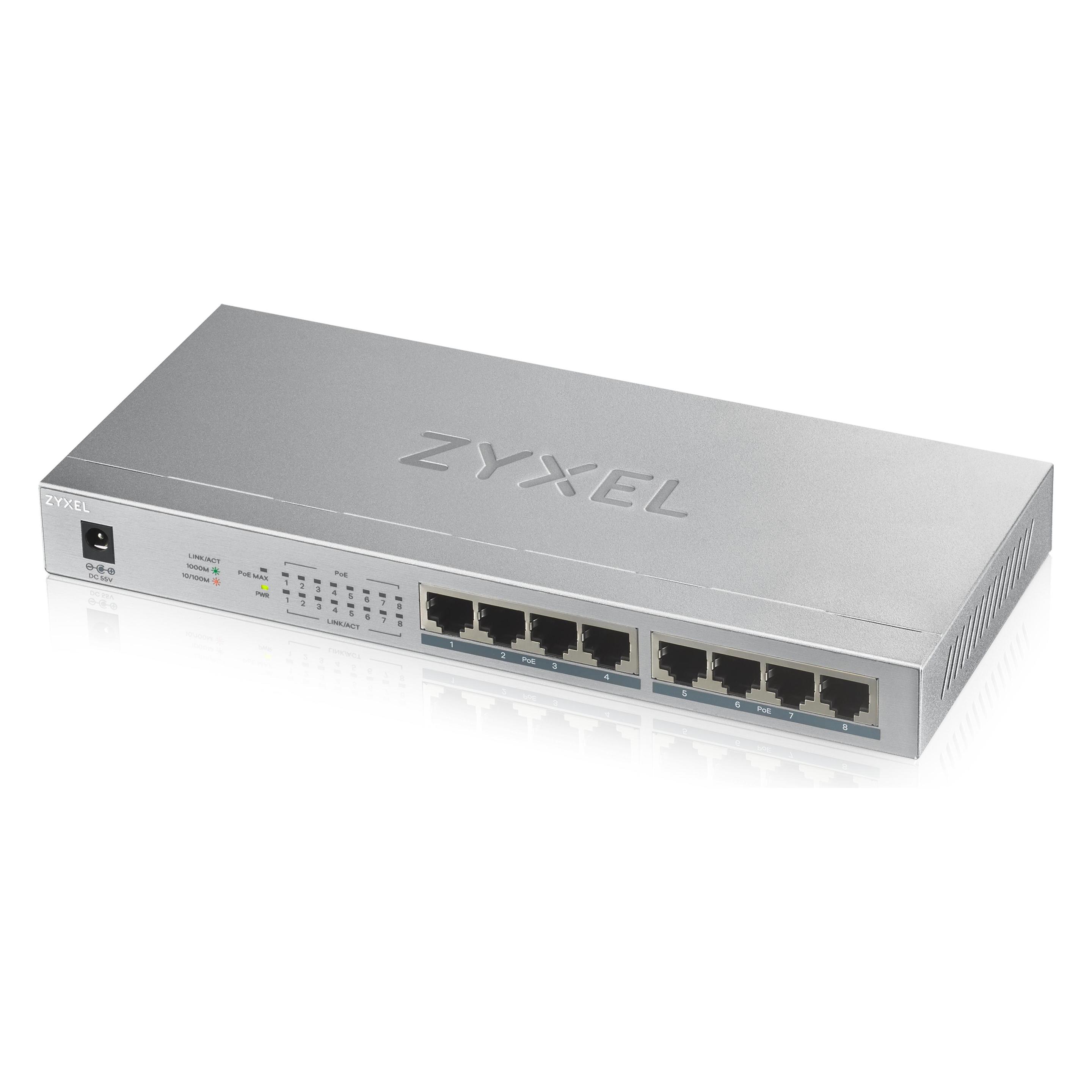 Zyxel GS1008-HP 8 PORT GIGABIT POE (8 Ports) (GS1008HP-GB0101F)