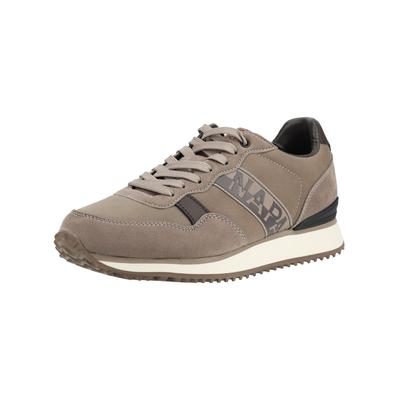 Sneaker NAPAPIJRI "Napapijri Sneaker Veloursleder/Microfaser", Herren, Gr. 42, braun, Microfaser, Veloursleder, Schuhe Sneaker