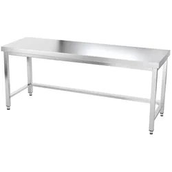 Arbeitstisch aus Edelstahl 1800 x 500 mm mit PREMIUM / Verstärkung GOLDINOX