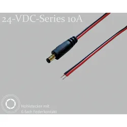 BKL 075901 - Adapterkabel, 1500 mm, 2,5 mm, 24 V DC, 10 A