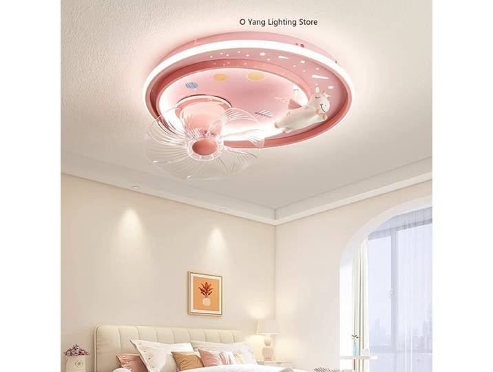 Nouveau ventilateur de plafond de chambre nordique avec lumière LED et contrôle ventilateur électrique plafonniers salle à manger plafonniers éclairage intérieur