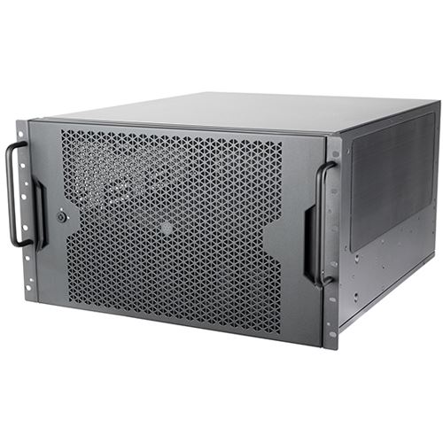 SST-RM61-312 Silverstone Technolo (schwarz, 6 Höheneinheiten)