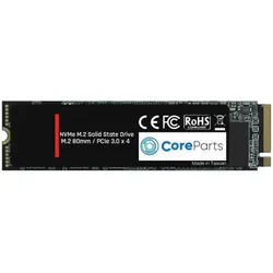 CoreParts M.2 PCIe NVMe M Key 512GB SSD (512 GB, M.2 2280), SSD