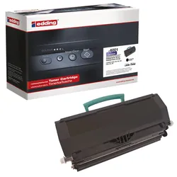 edding Toner EDD-6001 schwarz kompatibel zu LEXMARK E260A21E