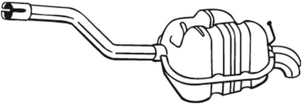 Endschalldämpfer BOSAL 233-871
