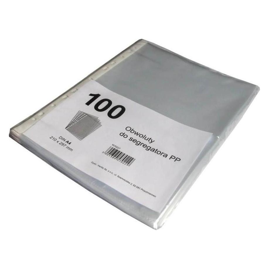 Herlitz A4-Ordnerhüllen (100 Stück) (A4, 100x) (0009570227)