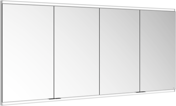Keuco Royal Modular 2.0 Spiegelschrank 800410170000500 1700 x 700 x 120 mm, 2 Steckdosen, 2 Doppel-USB-Ladestellen, Wandeinbau, 4-türig