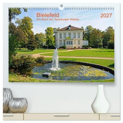 Bielefeld Am Rand des Teutoburger Waldes (hochwertiger Premium Wandkalender 2027 DIN A2 quer), Kunstdruck in Hochglanz