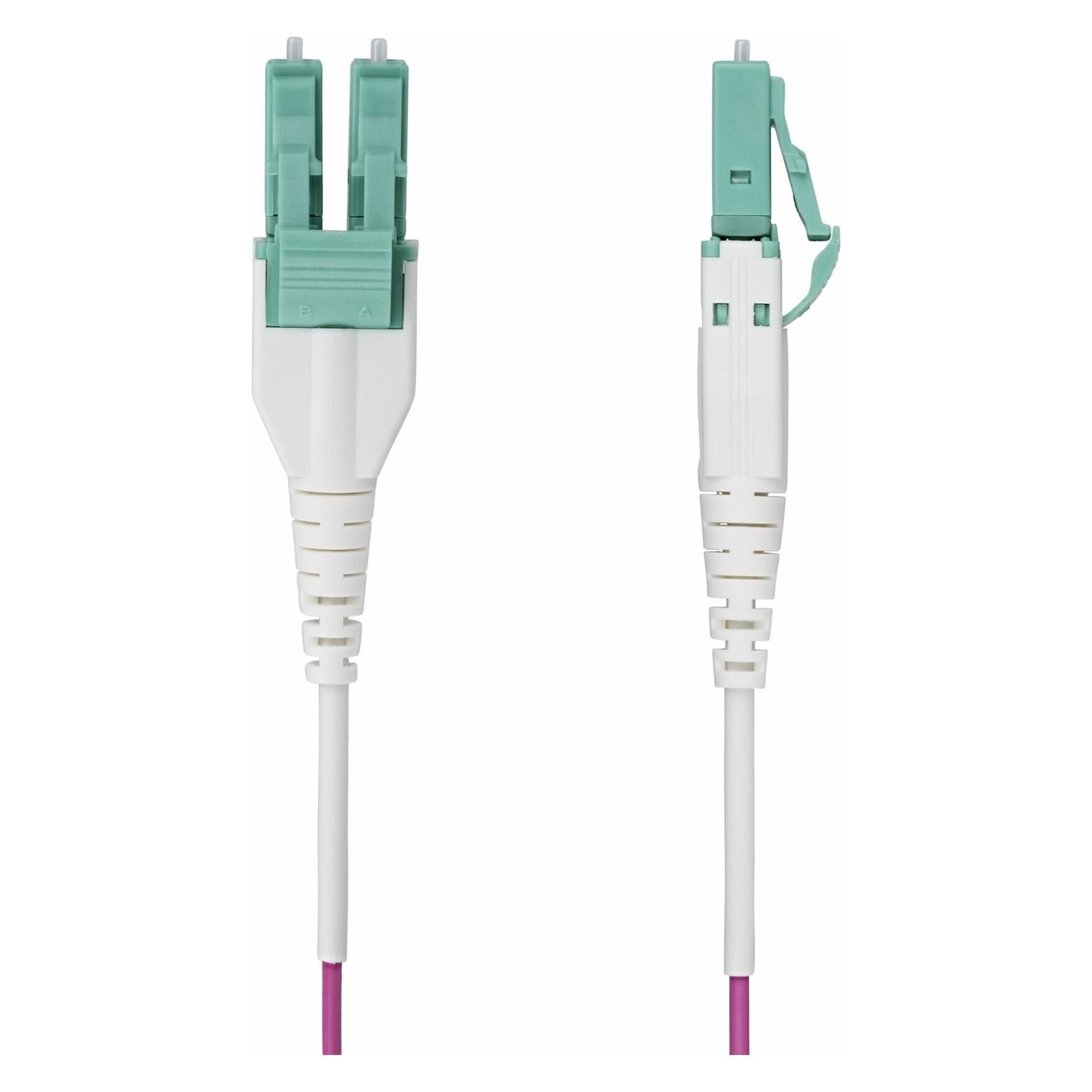 StarTech 50M OM4 MULTIMODE FIBER CABLE UNIBOOT/OFNR RISER/100G (50 m) (OM4RLCLC50M)