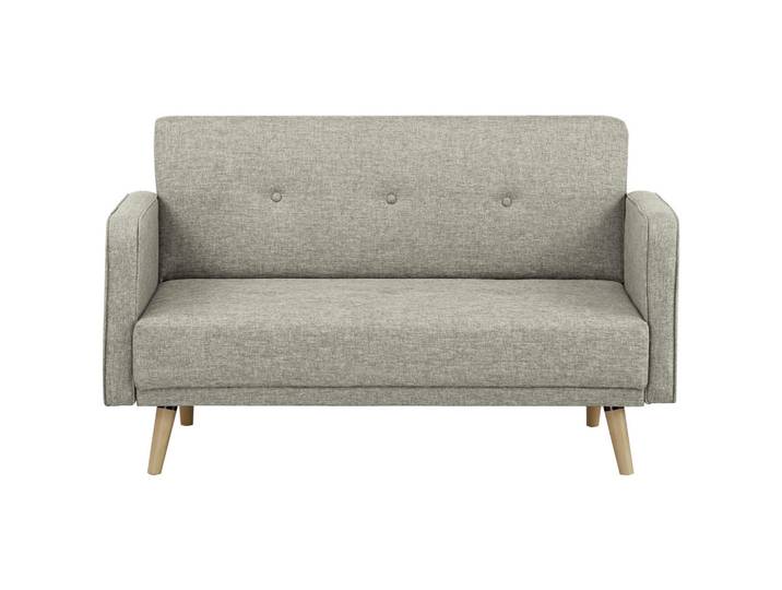 Mid.you 2-Sitzer-Sofa, Hellgrau, Holz, Kiefer, vollmassiv, 137x80x90 cm, Wohnzimmer, Sofas & Couches, Sofas, 2-Sitzer Sofas