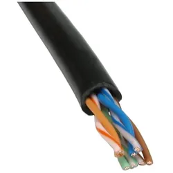 Cables Direct 305m Black Cat5e UTP Reel (UTP, CAT5e, 305 m), Netzwerkkabel